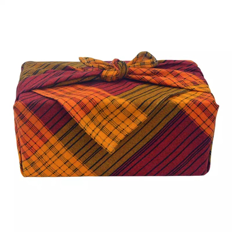 Furoshiki - Klasik şerit masa örtüsü Retro ekose