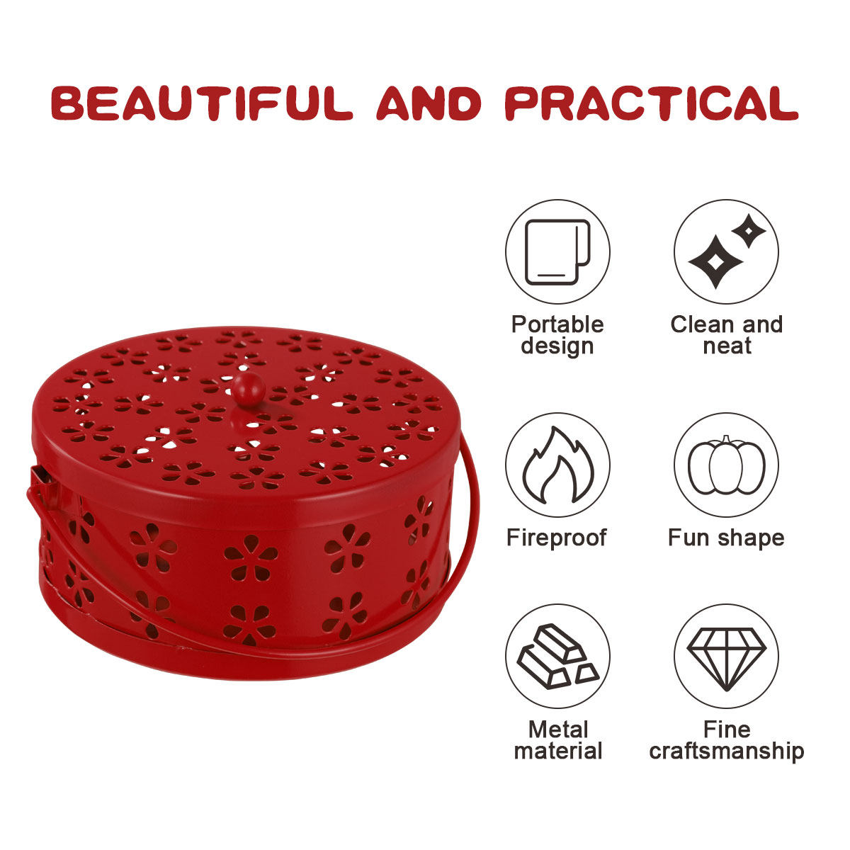 Kutu Ateşe Dayanıklı Metal Ret - Incense Holder incelemesi ve fiyatı